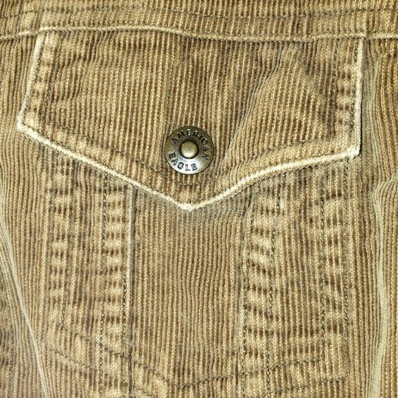 EUC American Eagle Outfitters Camel Corduroy jacket. Size M. Snap closure. Crop - Picture 6 of 8